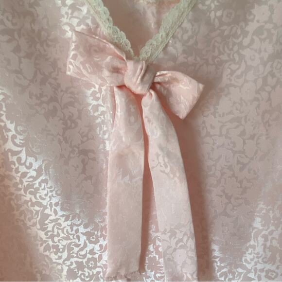 Vintage Keyloun Pink Ruffle Lace Set Tap Shorts and Top matching set - Picture 12 of 12